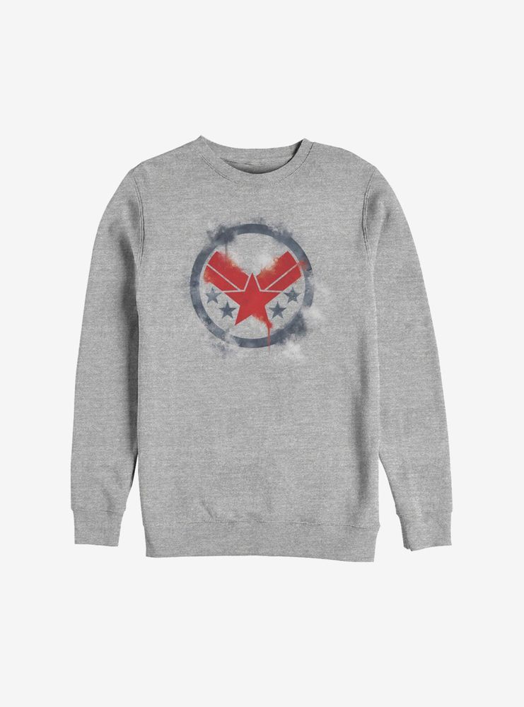 Marvel Avengers: Endgame War Machine Spray Logo Sweatshirt