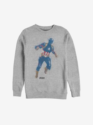 Marvel Captain America Spray Paint Sweatshirt