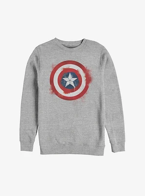 Marvel Captain America Spray Logo Sweatshirt