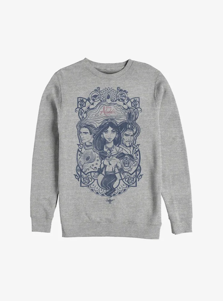 Disney Aladdin 2019 Vintage Collage Sweatshirt