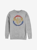 Marvel Captain Spray Logo Sweatshirt