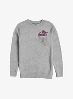 Marvel Captain Goose Flerken Faux Pocket Sweatshirt