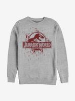 Jurassic World Glitchy Grid Logo Sweatshirt