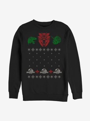 Jurassic World Christmas Pattern Sweatshirt