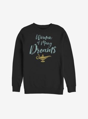 Disney Aladdin 2019 Woman Of Many Dreams Script Sweatshirt