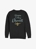 Disney Aladdin 2019 Woman Of Many Dreams Script Sweatshirt