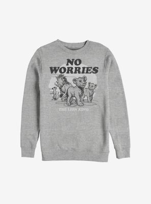 Disney The Lion King 2019 No Worries Back Sweatshirt