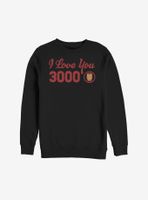 Marvel Iron Man I Love You Icon Sweatshirt