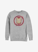 Marvel Iron Man Spray Logo Sweatshirt