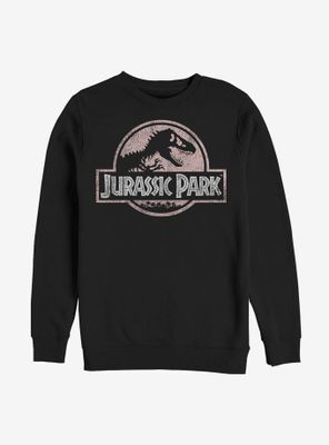 Jurassic Park Vintage Logo Solid Sweatshirt