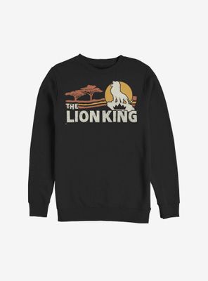 Disney The Lion King 2019 Savannah Scene Back Sweatshirt