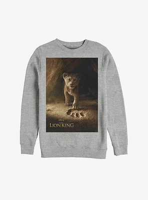 Disney The Lion King 2019 Simba Poster Sweatshirt