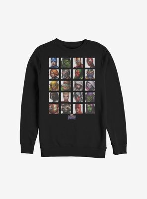 Marvel Avengers Character Grid Sweatshirt