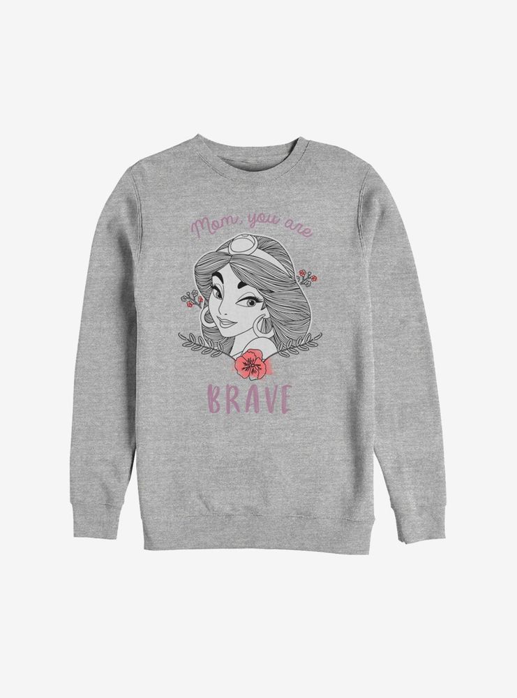 Disney Aladdin Jasmine Mom You Are Brave Sweatshirt