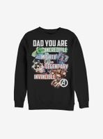 Marvel Avengers Dad You Are Sweatshirt