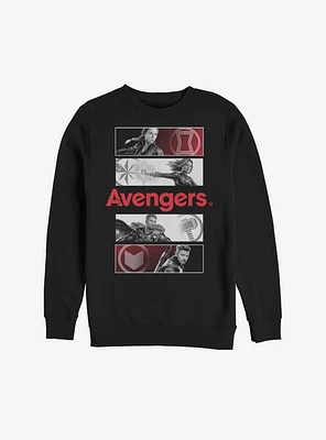 Marvel Avengers: Endgame Hero Icon Panels Sweatshirt