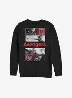 Marvel Avengers: Endgame Hero Icon Panels Sweatshirt