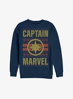 Marvel Captain Christmas Pattern Sweatshirt
