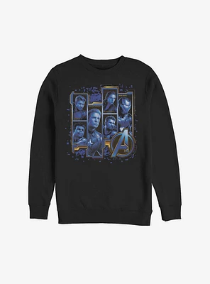 Marvel Avengers: Endgame Blue Box Up Sweatshirt