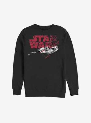 Star Wars Episode VIII The Last Jedi Distressed Sweatshirt