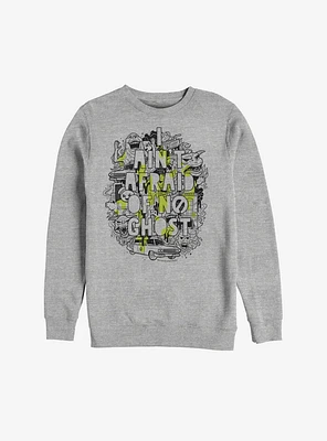 Ghostbusters Ain't Afraid Doodle Sweatshirt
