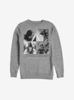 Star Wars Episode VIII The Last Jedi Cubed Characters Sweatshirt