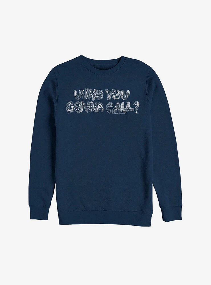 Ghostbusters Gonna Call Doodle Sweatshirt