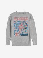 Marvel Avengers: Endgame Mightiest Doodles Sweatshirt