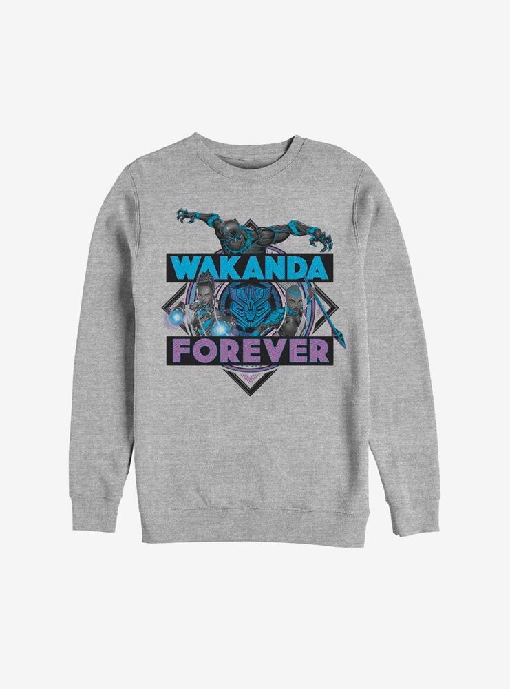 Marvel Black Panther Wakanda Forever Warriors Sweatshirt