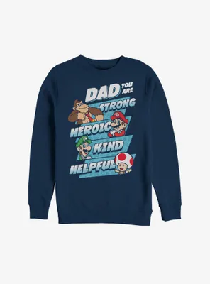 Nintendo Super Mario Dad You Are Sweatshirt