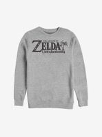 Nintendo The Legend Of Zelda: Link's Awakening Logo Sweatshirt