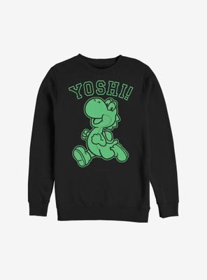 Nintendo Super Mario Green Yoshi Sweatshirt