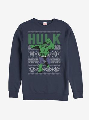 Marvel Hulk Christmas Pattern Sweatshirt