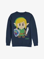 Nintendo The Legend Of Zelda: Link's Awakening Link Avatar Color Sweatshirt