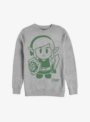 Nintendo The Legend Of Zelda: Link's Awakening Link Avatar Outline Sweatshirt
