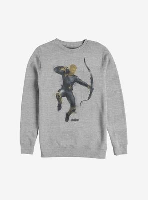 Marvel Avengers: Endgame Painted Hawkeye Sweatshirt