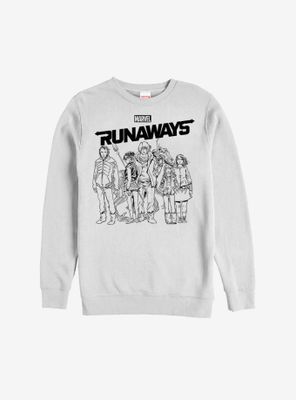Marvel Runaways Sketched Sweatshirt