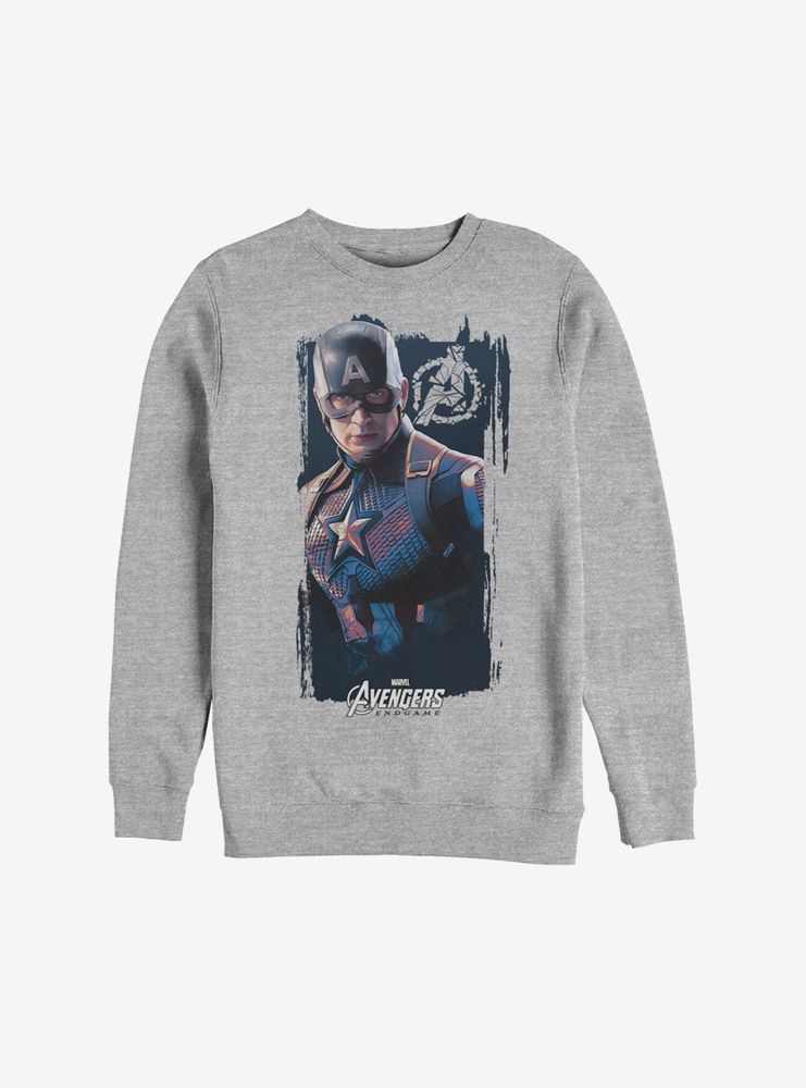 Marvel Avengers: Endgame Captain America Banner Sweatshirt