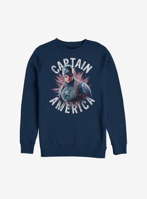Marvel Avengers: Endgame Captain America Burst Sweatshirt