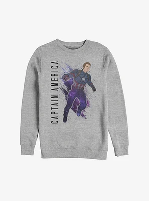 Marvel Avengers: Endgame Captain America Painted Sweatshirt