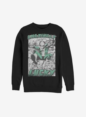 Marvel Spider-Man Amazingly Lucky Sweatshirt