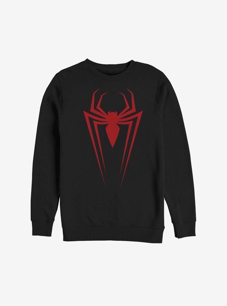 Marvel Spider-Man Long Spider Logo Sweatshirt