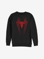 Marvel Spider-Man Long Spider Logo Sweatshirt