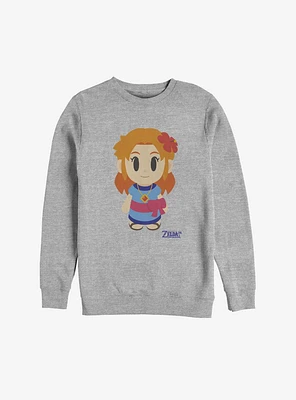 Nintendo The Legend Of Zelda: Link's Awakening Marin Avatar Color Sweatshirt