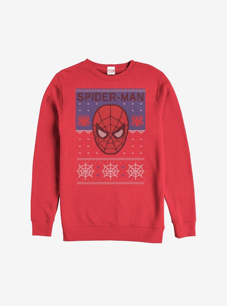 Marvel Spider-Man Christmas Pattern Sweatshirt