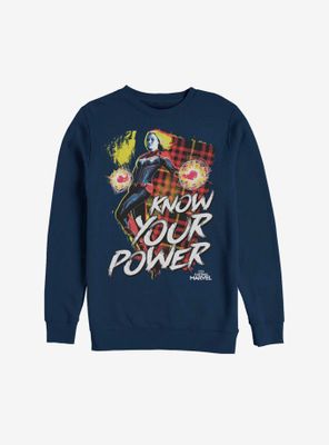 Marvel Captain Know Your Power Sweatshirt