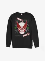 Marvel X-Men Wolverine Christmas Pattern Sweatshirt