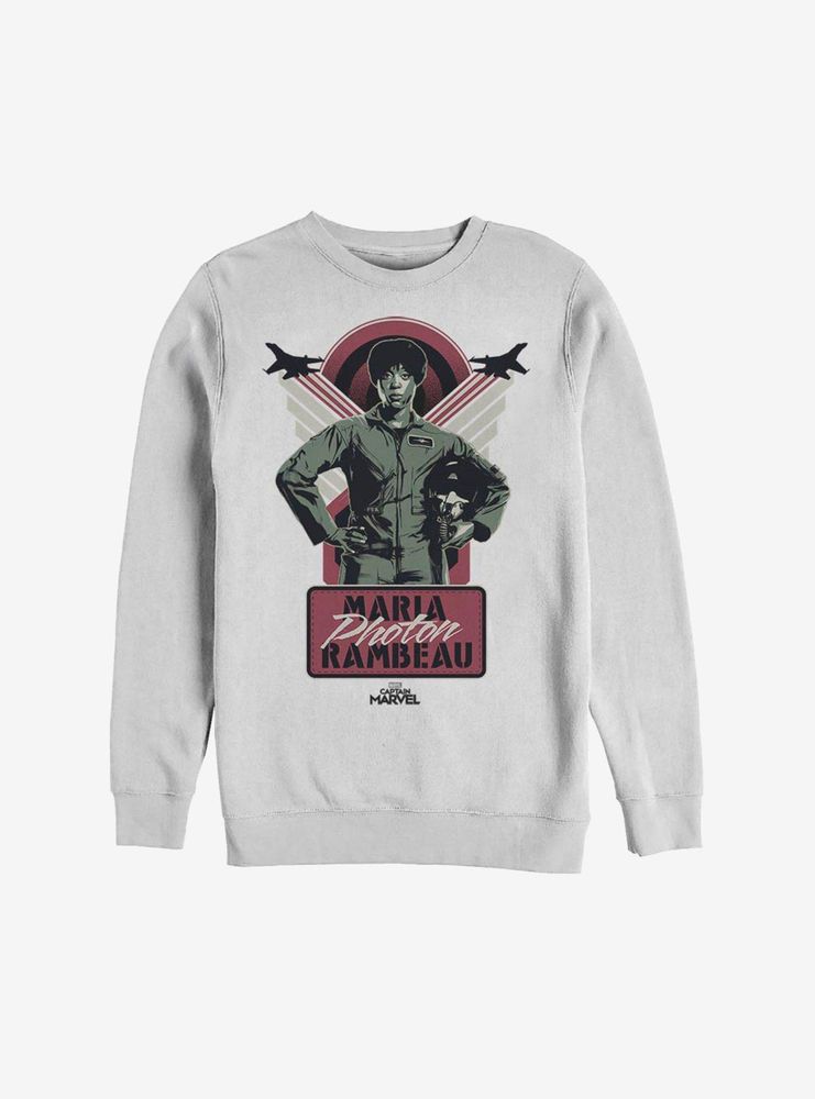 Marvel Captain Maria Photon Rambeau Sweatshirt