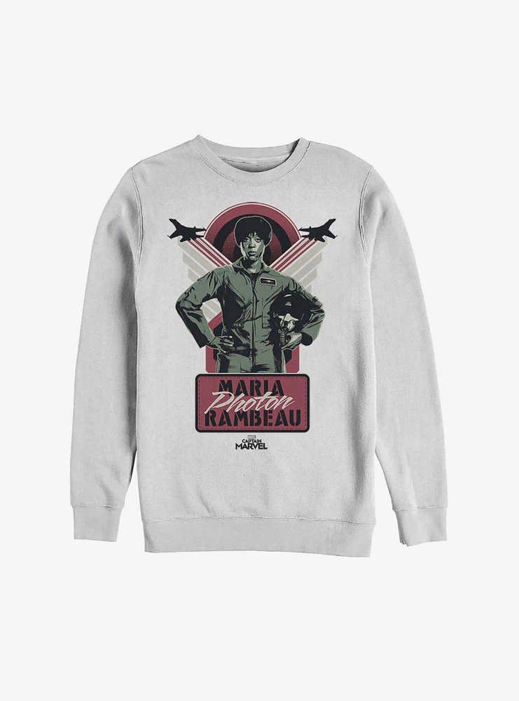 Marvel Captain Maria Photon Rambeau Sweatshirt
