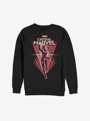 Marvel Captain Fight On Sweatshirt